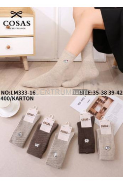 Skarpetki damskie z wełną merino LM333-16