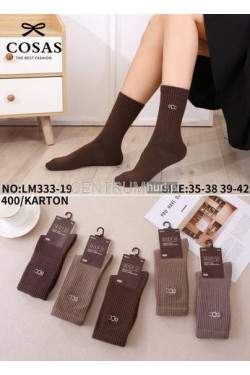 Skarpetki damskie z wełną merino LM333-19