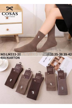 Skarpetki damskie z wełną merino LM333-20