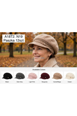 Beret damskie 9553