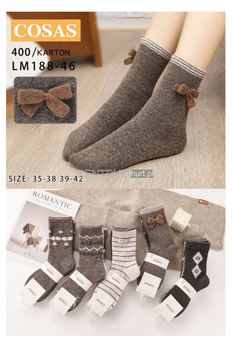 Skarpety damskie alpaki (35-42) L