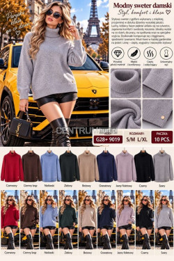Sweter damski (S-XL) 9019