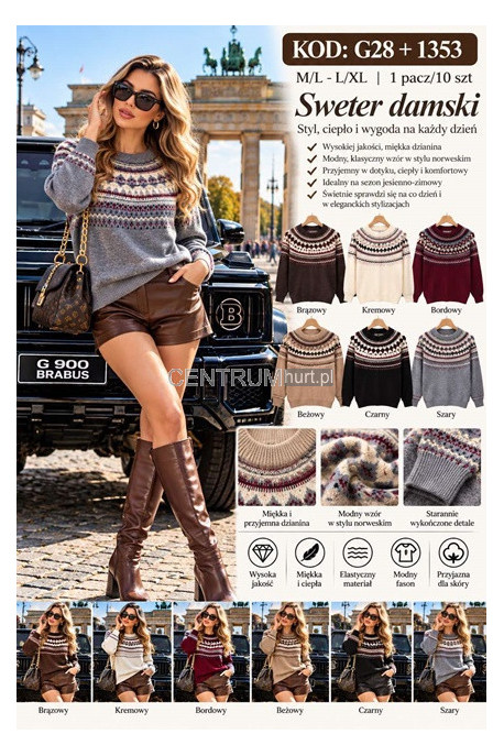 Sweter damski (S-XL) 1