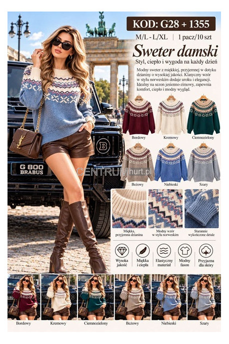 Sweter damski (S-XL) 1