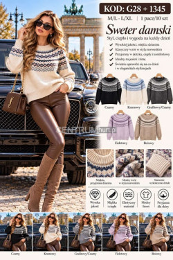 Sweter damski (M-XL) 1345