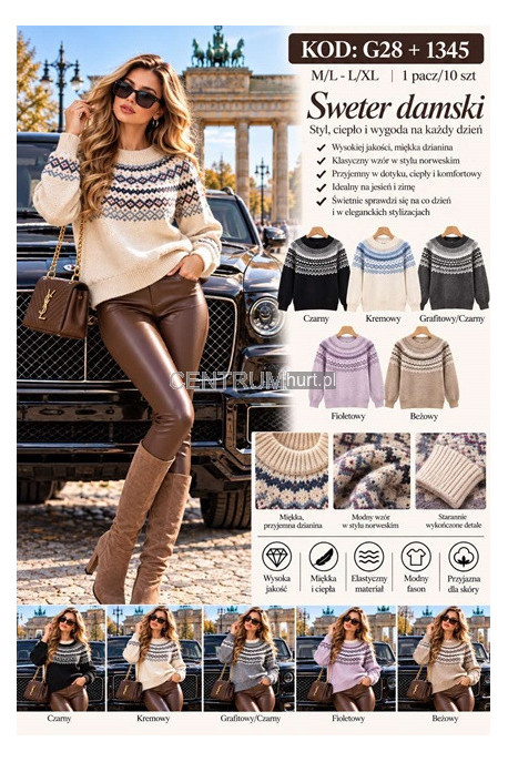 Sweter damski (S-XL) 1
