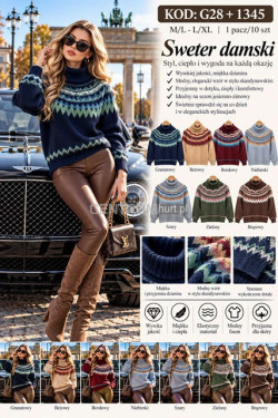 Sweter damski (M-XL) 1345