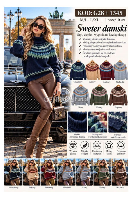 Sweter damski (S-XL) 1