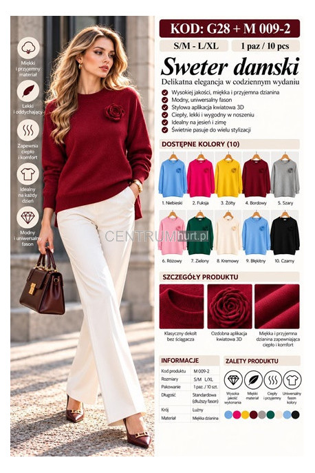 Sweter damski (S-XL) 1