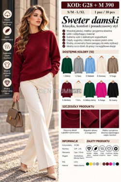 Sweter damski (S-XL) M390