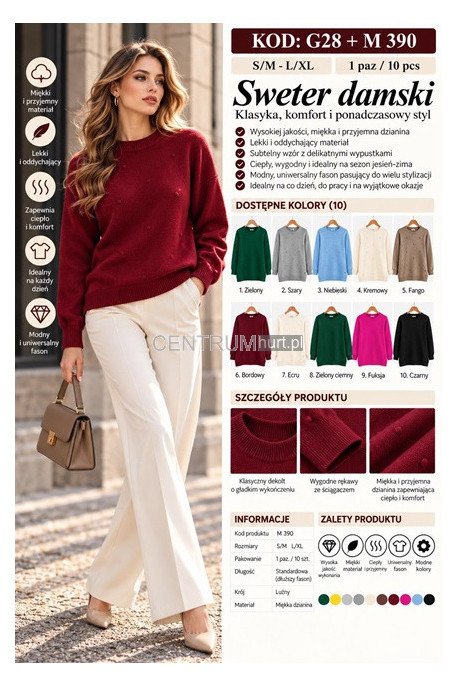 Sweter damski (S-XL) 1