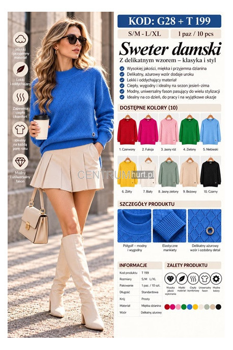 Sweter damski (S-XL) 1