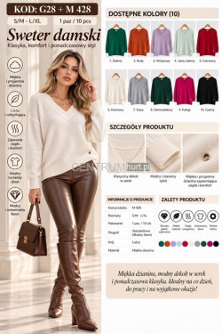Sweter damski (S-XL) M428