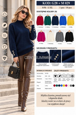 Sweter damski (S-XL) M029