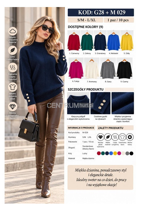 Sweter damski (S-XL) 1