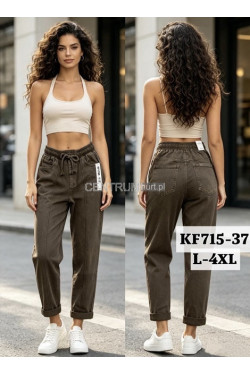 Jeansy damskie (L-4XL) KF715-37