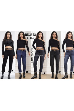 Jeansy damskie (L-4XL) RD3572