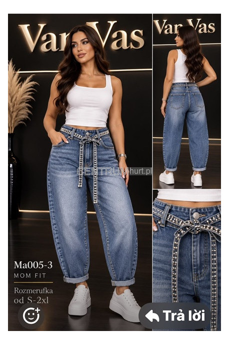 Jeansy damskie (S-2XL) 1