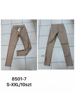 Spodnie skórzane damskie (S-2XL) 8501-7
