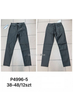 Spodnie skórzane damskie (38-48) P4996-5