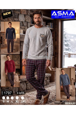 Piżama męska ocieplane (S-2XL) 1797
