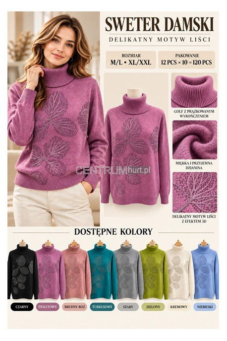 Sweter damski (M-2XL) 1