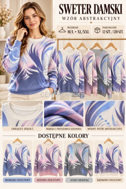 Sweter damski (M-2XL) 9802