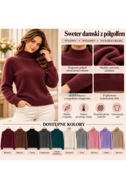 Sweter damski (L-3XL) 9810