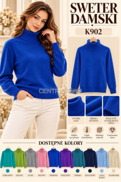 Sweter damski (M-2XL) K902