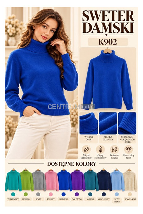 Sweter damski (M-2XL) 1