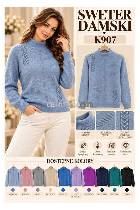 Sweter damski (M-2XL) 1