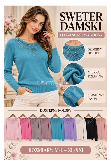 Sweter damski (M-2XL) 1