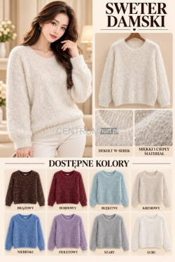 Sweter damski (L-3XL) 9829