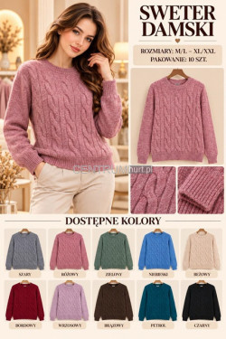 Sweter damski (M-2XL) 9831