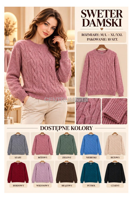 Sweter damski (M-2XL) 1