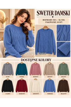 Sweter damski (M-2XL) 9832