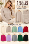 Sweter damski (M-2XL) 1