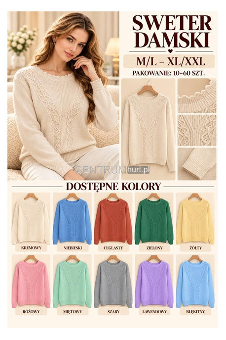 Sweter damski (M-2XL) 1