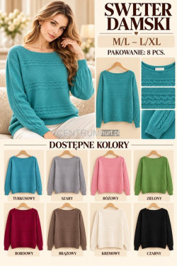 Sweter damski (M-XL) 9839