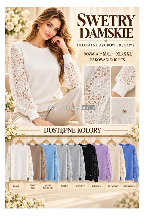 Sweter damski (M-2XL) 1