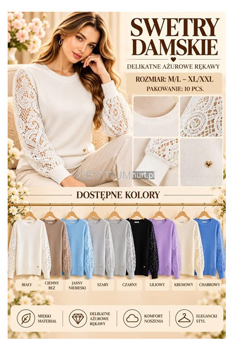 Sweter damski (M-2XL) 1