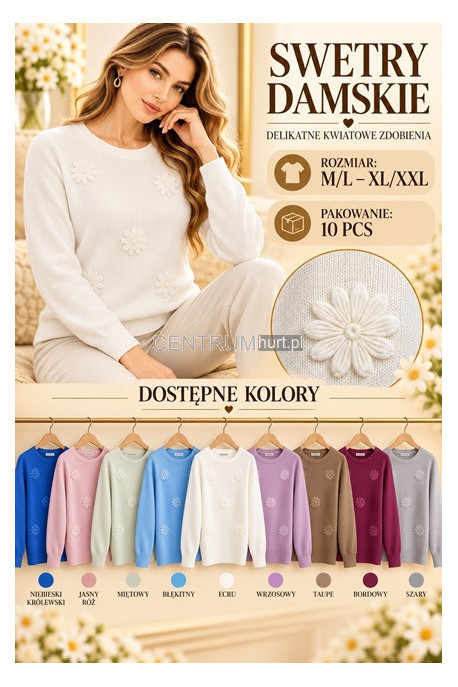 Sweter damski (M-2XL) 1