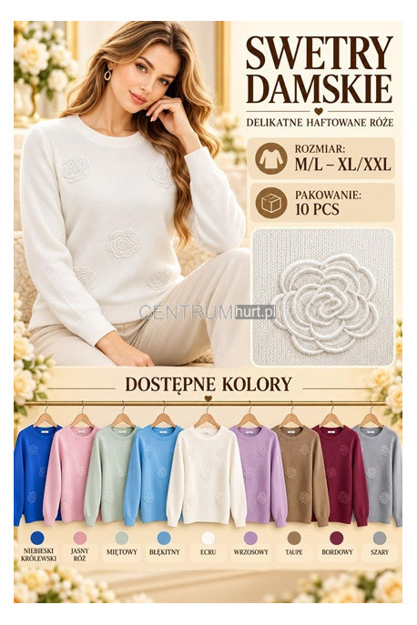 Sweter damski (M-2XL) 1