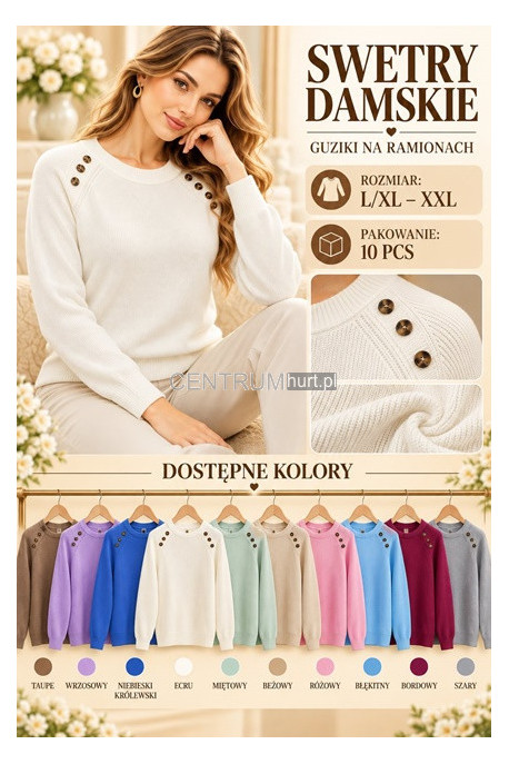 Sweter damski (M-2XL) 1