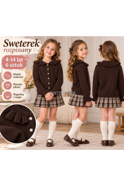 Sweter dziewczęce (4-14) 1233
