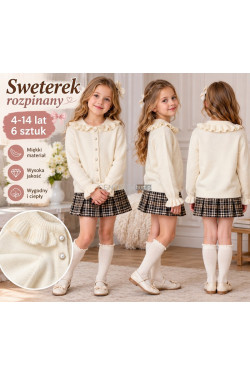 Sweter dziewczęce (4-14) 1235