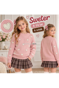 Sweter dziewczęce (4-14) 1236