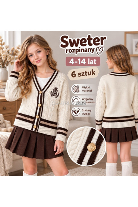 Sweter dziewczęce (4-14) 12