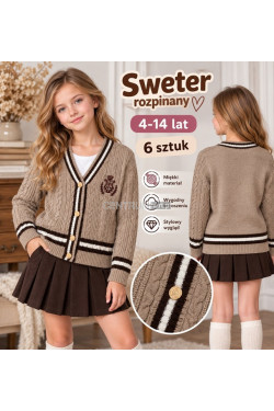Sweter dziewczęce (4-14) 1240