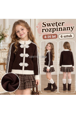 Sweter dziewczęce (4-14) 1243